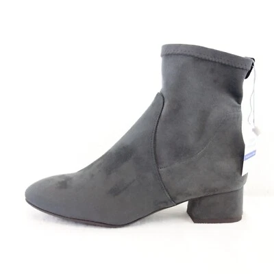 Pedro Miralles Grau 39 40 Damen Schuhe Stiefel Boots Kunstleder Neu - Bild 1 von 4