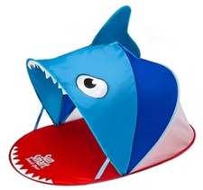 Baby Sun Shelter Beach Pop Up Shark  Carry Bag Lightweight Folds Lake Pool Park