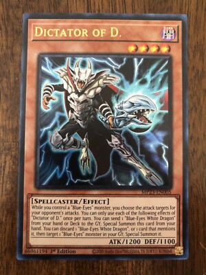 yugioh tcg card database Yu-Gi-Oh! TCG Dictator of D. MP23-EN005 Ultra Rare 1st Edition NM