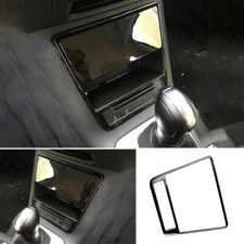 For Volkswagen Tiguan 2010-2016 Console Storage Box Cover Trim 1PCS Black ABS