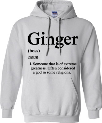 Ginger Boss Hoodie Noun Vegetables Farming Religious Novelty Birthday Gifts