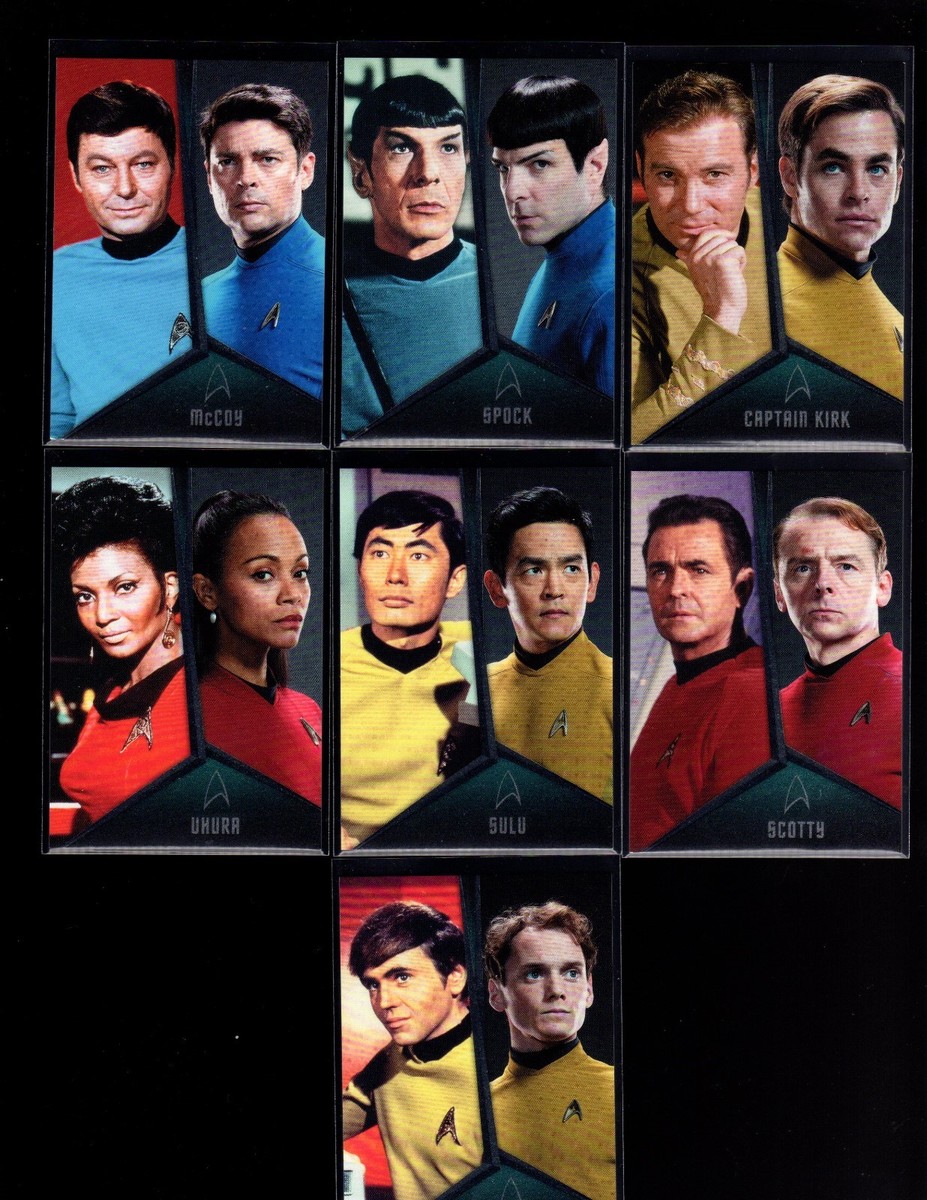 Star Trek TOS The Captain,s Collection Bridge Crew Duals D1 thru