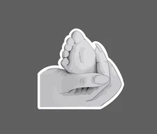 Mother Sticker Baby Foot Waterproof Motherhood Life Love Gift NEW