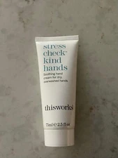 NEW/SEALED THISWORKS STRESS CHECK KIND HANDS SOOTHING CREAM FOR DRY HANDS 2.5 OZ