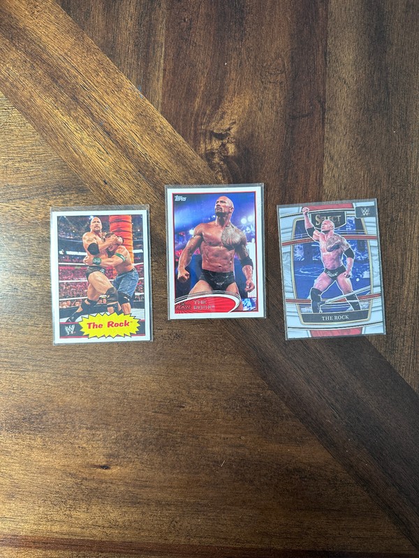 The Rock WWE Wrestling Prizm Card Dwayne Johnson