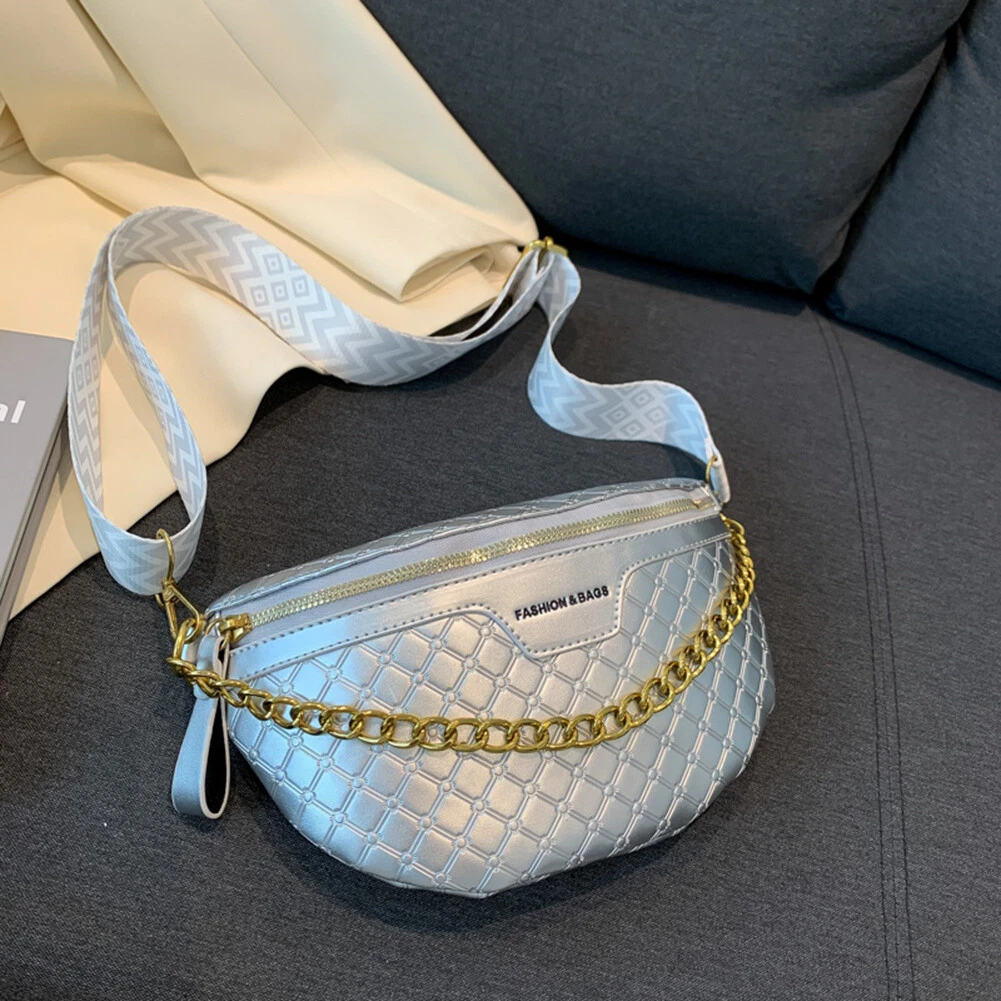 Silver chain deals bum bag