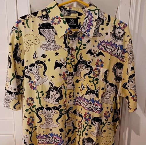 Men's VOLCOM SHORT SLEEVED SHIRT NWT Ozzy Wrong - Picture 4 of 8