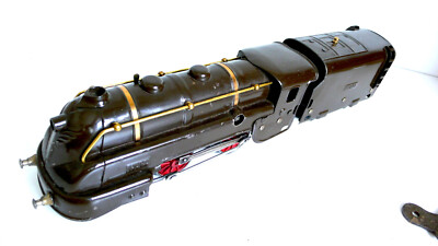 Train JEP O – Locomotive Vapeur Type 120 Avec Tender – Tôle 1938 – Fonctionne