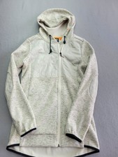 Orage Womens Jacket Small Cream Soft Shell Hoodie