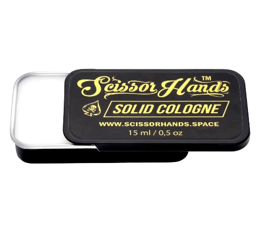 Colonia Sólida para Hombre Tijera Manos Perfumada Viaje Tamaño Colonia 15 ml Foto 2 de 4