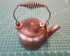 Vtg SMALL TEAPOT CAST IRON WAGNER WARE SIDNEY, O ~ MODEL B ~ Swivel Lid - gw12