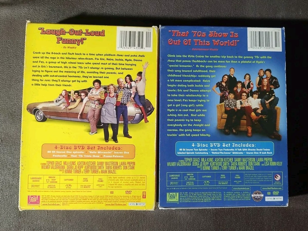 That 70s Show Complete Season 1 & 2 DVD 8-Disc Set | eBay