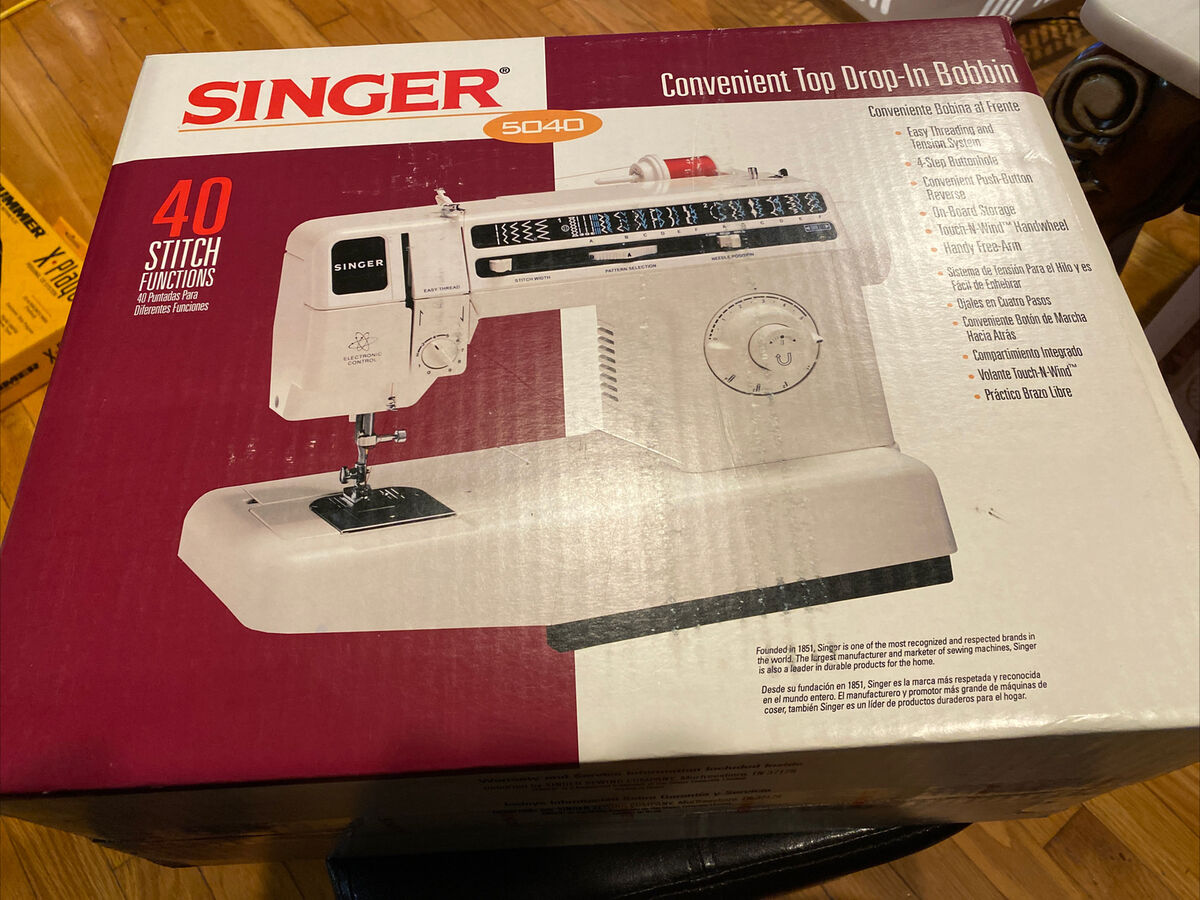New Singer Sewing Machine 5040 CL Top Drop In Bobbin New Singer Sewing Machine 5040 CL Top Drop In Bobbin