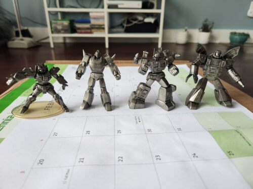 Transformers G1 Mini Figures Grey Rodimus, Ultra Magnus, Omega Supreme