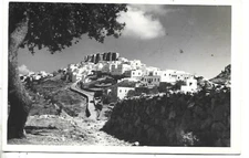 1961 GREECE PATMOS ISLAND AEGEAN PANORAMA REAL PHOTOCARD COVER