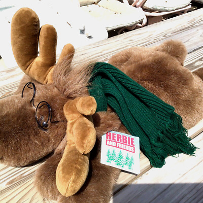 Herbie The Moose Herberger's Collectible Plush Brown Stuffed Animal 26'' PVC Legs
