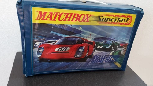 1970 Vintage Lesney Products Matchbox SuperFast Collectors Mini Case 24 cars