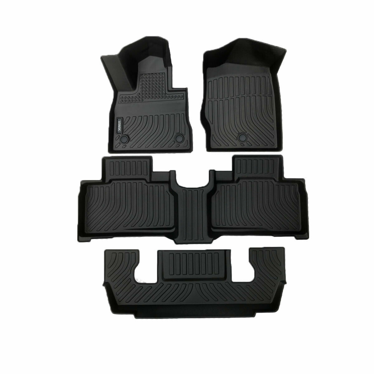 US Floor Mats Liner for 2020 2021 Ford Explorer All Weather Black Front Rear Set eBay
