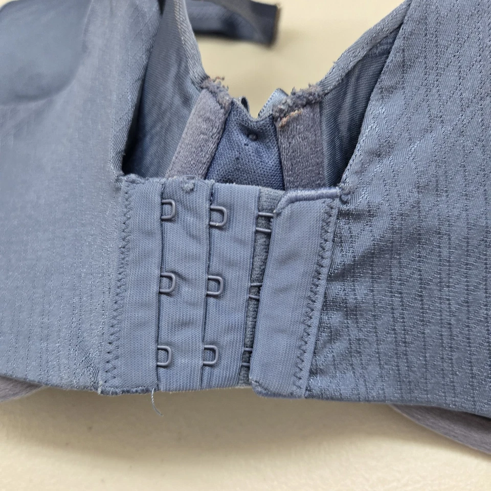 Sujetador Vanity Fair para mujer 40DD azul 75312 camiseta con aros correa de lazo Foto 3 de 4