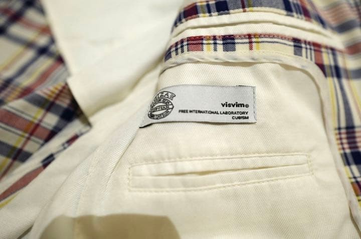 visvim Men's Jacket Size M Check Pattern Stain Ri… - image 4