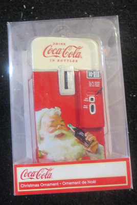 Christmas Ornament: Coca Cola Machine by Kurt S. Adler