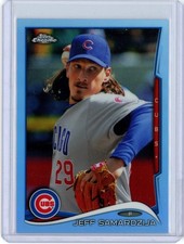 2014 Topps Chrome Blue Refractor #120 Jeff Samardzija /199 Cubs