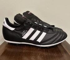 Adidas Copa Mundial Soccer Cleats Mens 7.5 Leather Black Made In Germany 015110