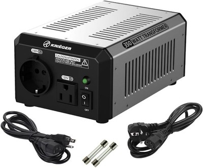 K KRIËGER 350 Watt Voltage Transformer, 110/120V to 220/240V Step Up Step... 