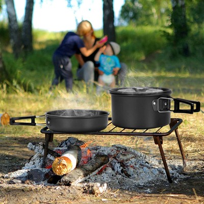 Outdoor Camping Cooker Outdoor Teapot Combination Picnic Pot Set