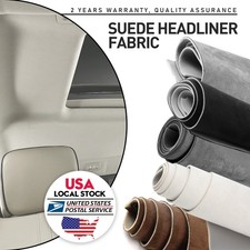 1/8" Thick Suede Headliner Fabric Foam Back Auto Roof Repair Material Fireproof