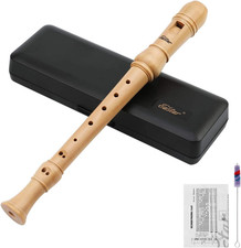 Soprano Beginners Recorder German Fingering C Key Maple Descant Recorder Instrum
