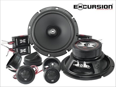 eXcursion SX 6C 16cm 2-Wege Komponenten Lautsprechersystem 200 Watt - Paarpreis