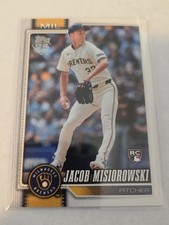 Topps 2026 Series 1 Jacob Misiorowski #10 Milwaukee Brewers Rookie Base Set