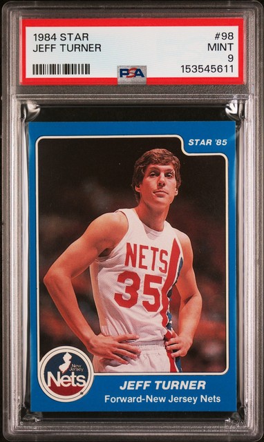 1984-85 Star #98 Jeff Turner PSA 9 New Jersey Nets POP 3