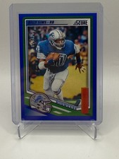 2025 Score Billy Sims #233 Showcase /250 Blue Detroit Lions