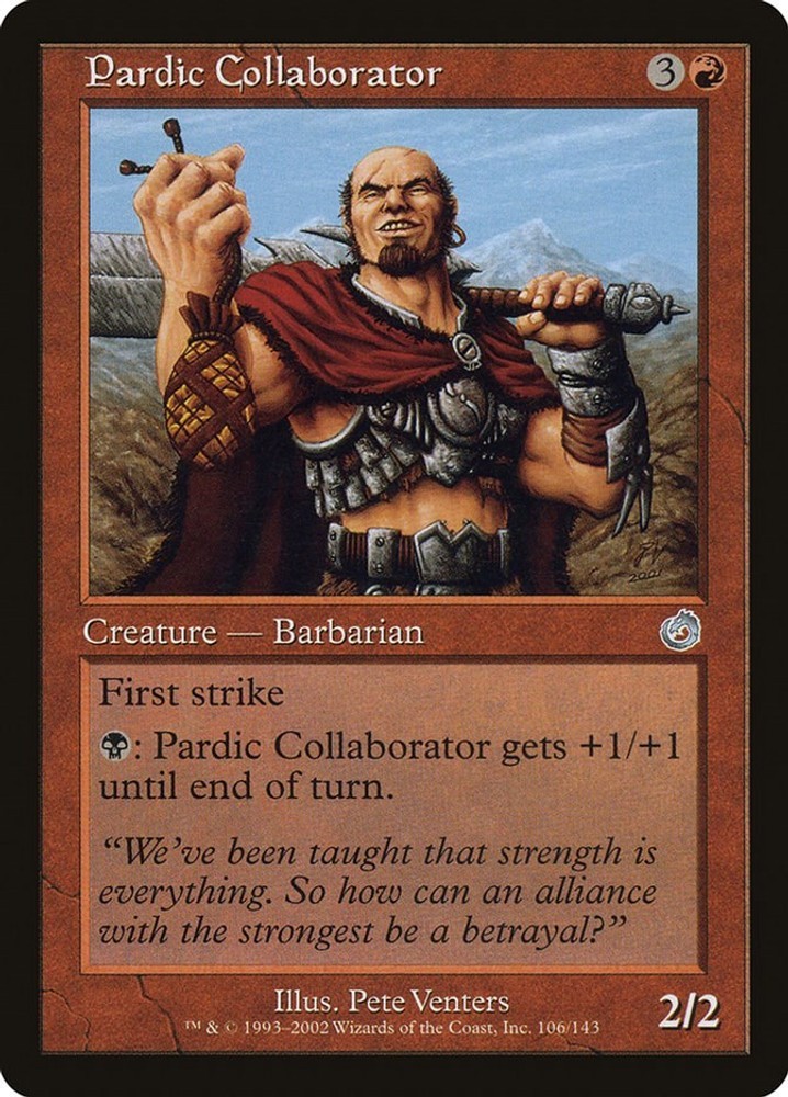 Pardic Collaborator (106) ( NM) Torment MTG TOR