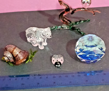Vintage Crystal & Art Glass Animals Collection Swarovski Retired Murano
