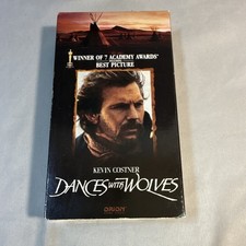 Orion Home Video Dances with Wolves VHS NTSC PG-13 1990 CC Hi-Fi Costner