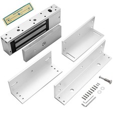 Electric Magnetic Lock with Z and L Bracket 500KG 1200LBS Holding Force Electrom