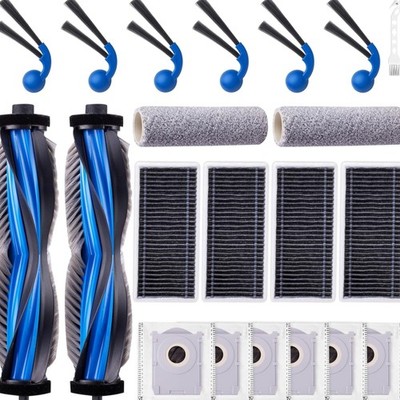 Zubehörset für ECOVACS DEEBOT 21 Teile Ersatzteile mit Anti-Tangle Bürste