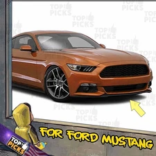 Fits 15-17 Ford Mustang OE Slim Style Front Bumper Lip Chin Spoiler Body Kit