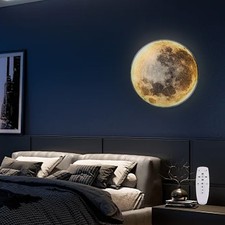 Wall Lights Dimmable Children's Room Wall Lamp with Remote Control Modern LED 