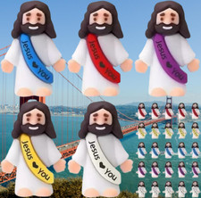 25 P Little Jesus Figures Original Design Jesus Love You Mini Rubber Jesus / 