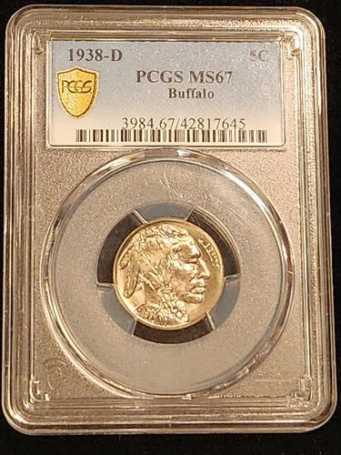 1938-D Buffalo Nickel PCSG MS67