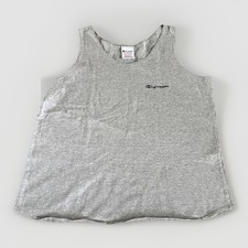 Vintage Champion Spellout Made In USA Sleeveless Tank Top Size L