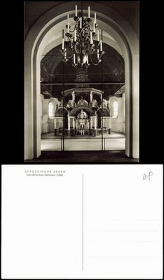 Ansichtskarte Jever STADTKIRCHE Edo-Wiemken-Denkmal 1960