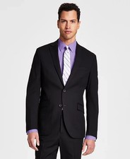 Kenneth Cole Reaction Men's Black Ready Flex Slim Fit Suit Jacket 38 R zjl2826e