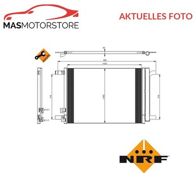 KONDENSATOR KLIMAANLAGE NRF 35968 A NEU OE QUALITÄT