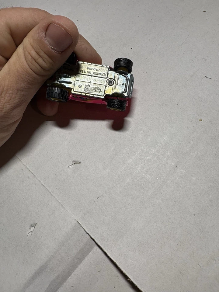 Hot Wheels 1983 Real Riders rosa intenso VW Volkswagen Baja Bug Beetle L2 Foto 4 de 4