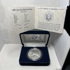 2006-W PROOF American Silver Eagle ASE Dollar  With COA